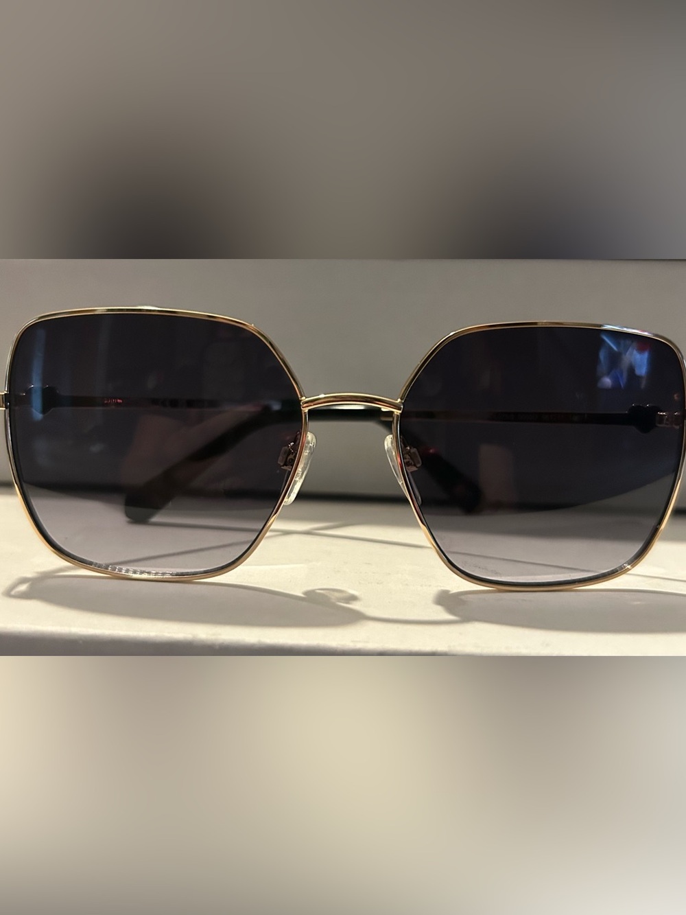 Love Moschino Gold Sunglasses